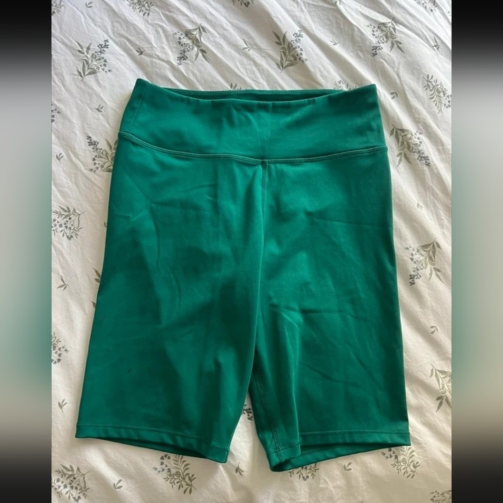 H&M Vibrant Green Bike Shorts